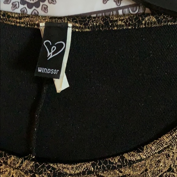 Gold and black Mini dress - Picture 3 of 3